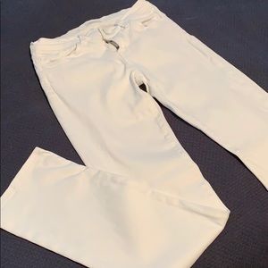 J Brand white cigarette leg jean